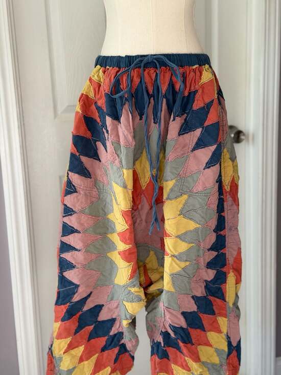 Magnolia Pearl Pants - Magnolia Pearl Rainbow Quiltwork Garçon Trouser Pants